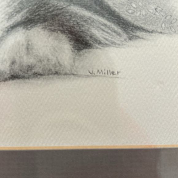 NWT charcoal drawing by Virginia Miller. Searsport, Maine. Jonah’s workshop Inc. - Picture 3 of 4